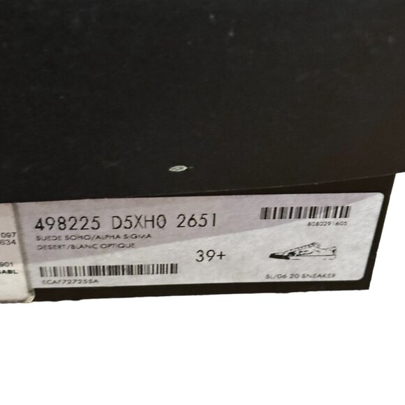 Saint Laurent Authenticated Suede Sneakers, Tan, Size 39.5 EU, 9.5 US - Picture 13 of 14